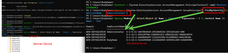 comparing the same output on my en-us build showed me the members, while the german os build did not