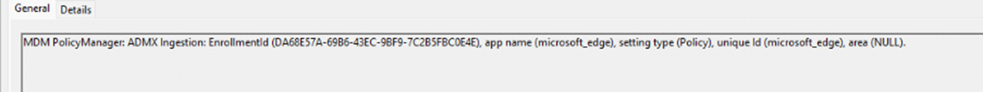 Normally the MDM policymanager should mention that the ADMX Ingestion succeeded