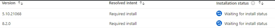 Win32apps stuck on waiting for install status