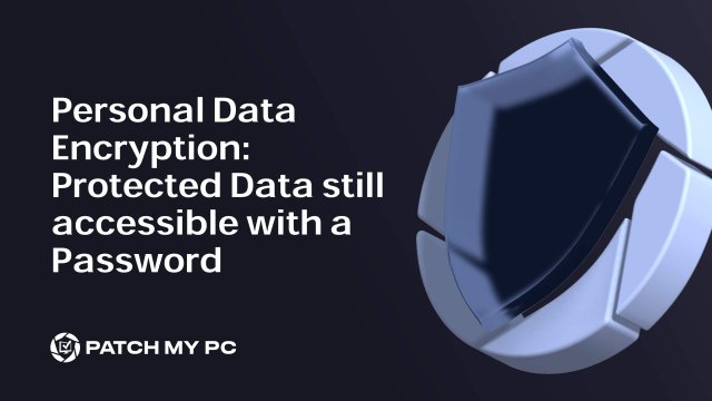 Personal Data Encryption Protected Data still accessible with a Password